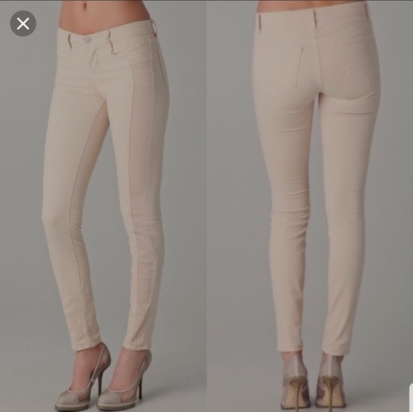nude skinny jeans